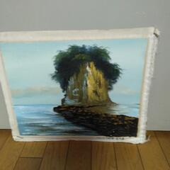能登 見附島（軍艦島） 絵画