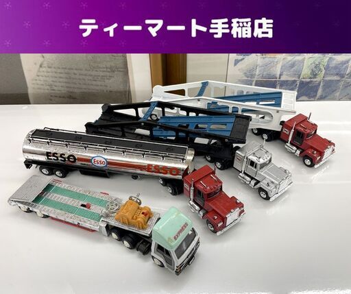 ヨネザワ ダイヤペット 1/50 1/55 トラック トレーラー タンクローリー ４台セット オート トランスポート いすゞ ミニカー 札幌市