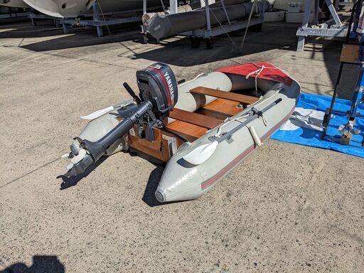 船外機2台とゴムボート 価格相談可