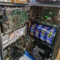 パチスロ実機 アラジンAII データーカウンター付 コイン不要機 ID：126-012786-007