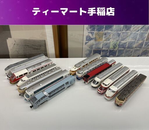 ヨネザワ ダイヤペット 1/100スケール 14点 まとめ売り 鉄道模型 新幹線 のぞみ スーパービュー踊り子 等 札幌市