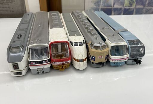 ヨネザワ ダイヤペット 1/100スケール 14点 まとめ売り 鉄道模型 新幹線 のぞみ スーパービュー踊り子 等 札幌市