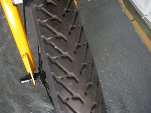 D353 ☆9000円☆ 折りたたみ中古自転車【HUMMER イエロー 20インチ