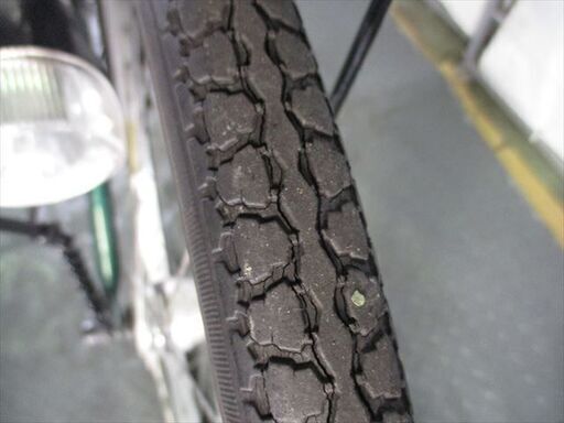 D360 ☆限定特価☆ 中古自転車 【 26インチ グリーン 軽快車 6段 LEDオート