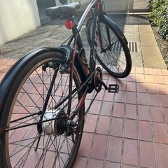 坂道も快適！電動アシスト自転車 26インチのクロスバイク電動自転車