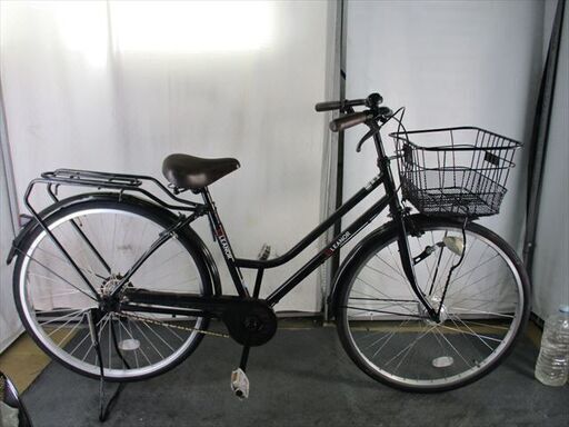 D366　★限定特価★ 中古自転車 【　26インチ　黒　LEDオートライト 】