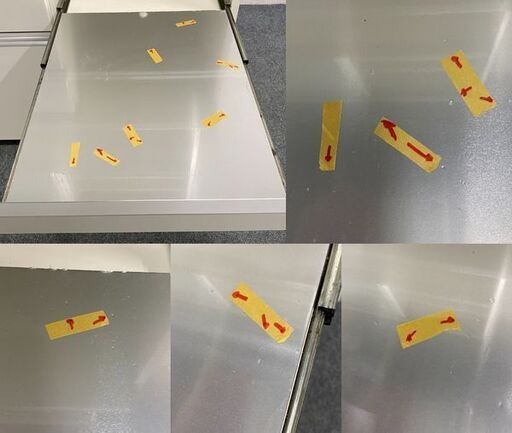 パモウナ/Pamouna キッチンボード 幅120 スライドドア アルミフレーム  