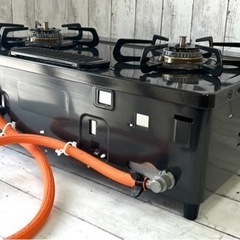 お引取り限定 美品 22年製 パロマ LPガス用コンロ 2口ガステーブル IC-S87K-2L プロパンガス