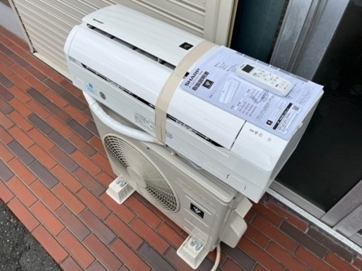 ★美品★SHARP【AY-N22S】シャープ プラズマクラスター7000 無線LAN内蔵 ルームエアコン 2.2kW 主に6畳用 2021年製