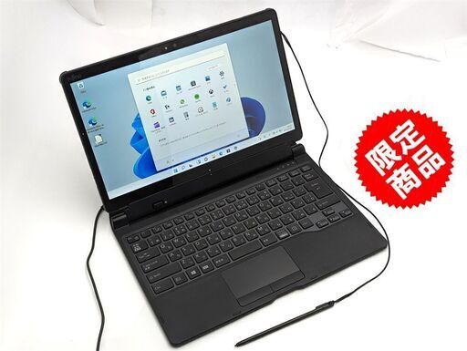 送料無料 タッチ可 ペン付き 中古良品 高速SSD 13.3型 タブレット 富士通 Q738/SE 第7世代Core i3 4GB 無線 Bluetooth Windows11 Office