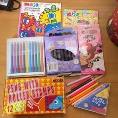 子供用品 キッズ用品 幼児教育 塗り絵、色鉛筆、色ペンセット