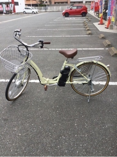 【✨新品未使用品❗️電動アシスト❗️可愛いレモンカラー❗️ 3段変速❗️1年間メーカー保証付き❗️】21TECHNOLOGY 24インチ電動アシスト自転車