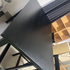 値下げしました　IKEA ダイニングテーブル　椅子　セット　黒