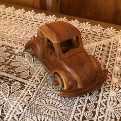 木の車　オブジェ