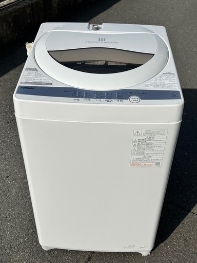 (L) SALE‼️￥16500(税込) Toshiba 全自動電気洗濯機 AW-5G9 2021年製　5.0kg