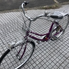 【27インチ自転車】外装6段変速　前後タイヤ、サドル、鍵新品❗️スペアキーあり　若林自転車　唐崎店　SALE中❗️