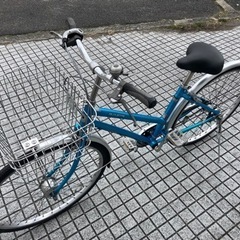 【26インチ自転車】内装3段変速　LEDオートライト付　前後タイヤ新品❗️若林自転車　膳所店　SALE中❗️