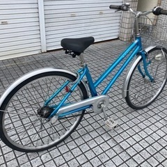 【26インチ自転車】内装3段変速　LEDオートライト付　前後タイヤ新品❗️若林自転車　膳所店　SALE中❗️