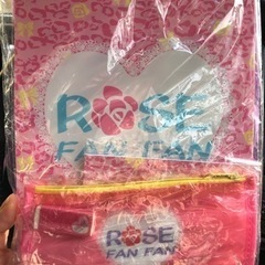 ☆新品*未使用*未開封☆ ROSE FAN FAN   文房具セット