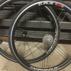 未使用品　カンパニョーロ　ユーラス　ホイール　シマノフリー CAMPAGNOLO 「カンパニョーロ」 EURUS シマノ11速 ホイールセット