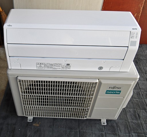 ●2023年製　メーカー保証付き(^^♪●富士通　エアコン　AS-C402MBK　中古品●相模原　横浜　神奈川●AS-C402M　ノクリア●