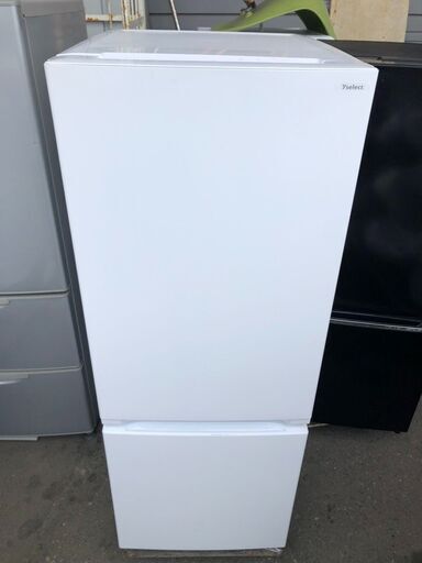 2022年式　yselect YRZF15J ヤマダオリジナル ２ドア冷蔵庫 (156L・右開き)