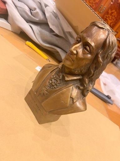 ニコロ　パガニーニの胸像　bust 海外輸入品　入手困難
