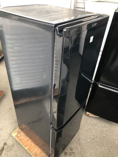 三菱 【右開き】146L 2ドアノンフロン冷蔵庫MR-P15EC-KK