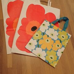 レア商品　マリメッコ　marimekko 　ウニッコ　ショッパー...