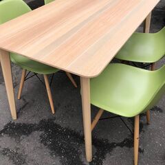 椅子4点とダイニングテーブル テーブル IKEA イケア LISABO テーブル