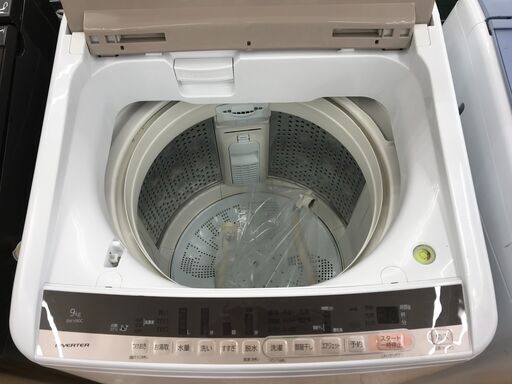 ★ジモティ割あり★ HITACHI 洗濯機 BW-V90C 9.0kg 19年製 動作確認／クリーニング済み KJ4566