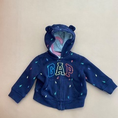 GAP ギャップ　ジップパーカー　6-12months 70cm