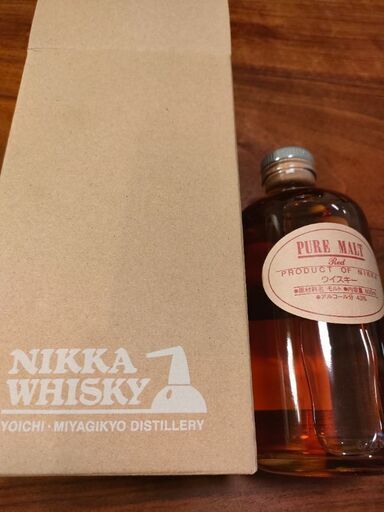 4月値上げ新品ニッカ蒸留所限定品ウイスキーPURE MALT500ml