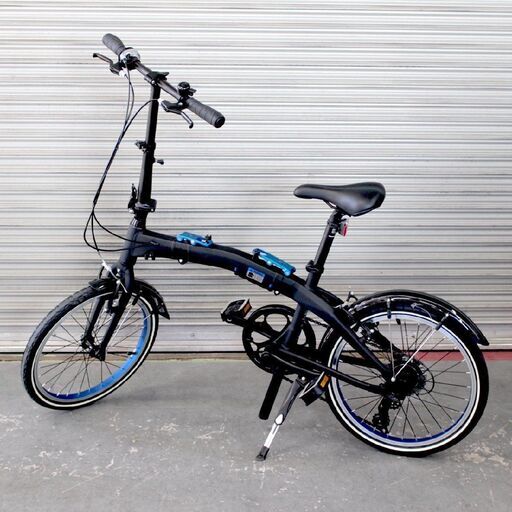 T812) 【防犯解除済】BMW 折りたたみ 自転車 Folding Bike 8段変速 20インチ アルミフレーム SHIMANO サイクリング 参考11万