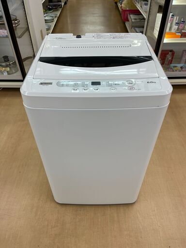 ヤマダセレクト　6.0kg全自動洗濯機　YWM-T60G1　2019年製