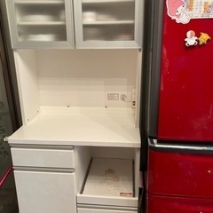 食器棚 コンパクト ホワイト