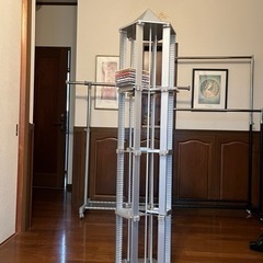 プラスチック製CDラックタワー