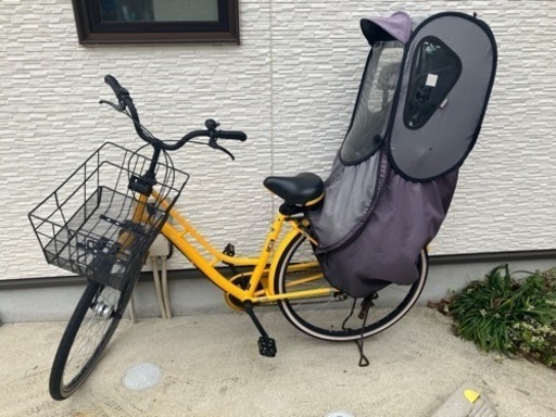 自転車  チャイルドシート付