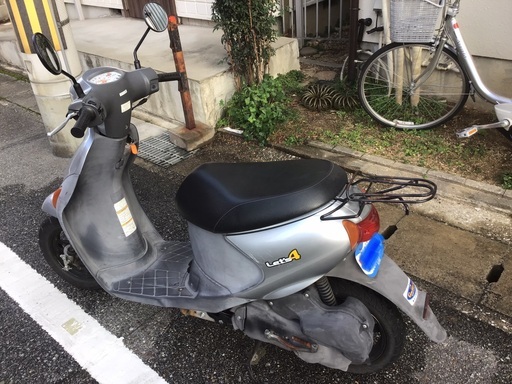 現在お話し中 神戸市長田区より スズキ レッツ4 原付50CC 実動 自賠責