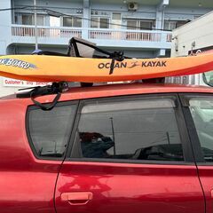 商談中になりました。シングル用カヤック　座席、オール付き　