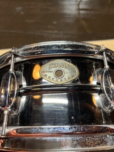 TAMA スネアドラム ブラックニッケル スティール 14×5.5