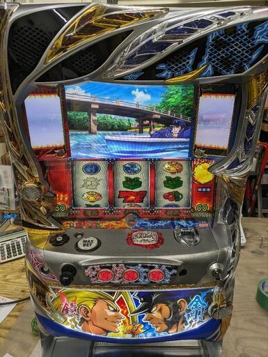 パチスロ実機 押忍！番長3 対決パネル コイン不要機 ID：126-012811-007