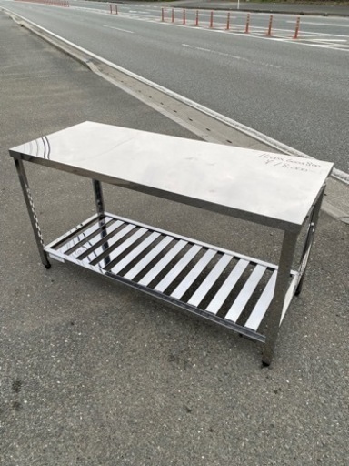 ☆中古品 作業台1500×600×800 厨房 厨房機器☆