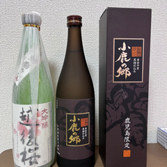 越後桜720ml(日本酒) ・ 小鹿の郷720ml(焼酎)セット