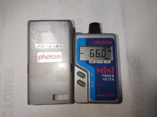 光パワーメーター　photom211A②