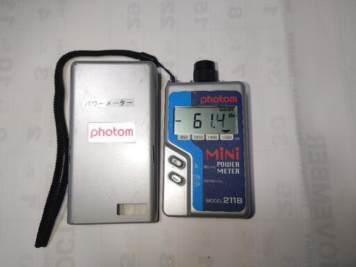 光パワーメーター　photom211B①
