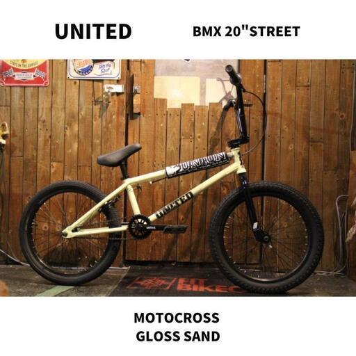 10% OFF BMX 20インチ ストリート　ダート　UNITED MOTOCROSS GLOSS SAND