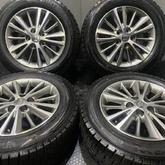 【DUNLOP WM02 215/60R16】スタッドレス【トヨタ 200系クラウン 後期 純正ホイール 16インチ 7J5HPCD114.3+45】19インチ バリ溝　(TF332)