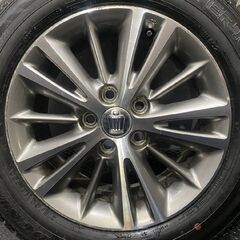 【DUNLOP WM02 215/60R16】スタッドレス【トヨタ 200系クラウン 後期 純正ホイール 16インチ 7J5HPCD114.3+45】19インチ バリ溝　(TF332)