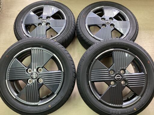 日産サクラ 純正ホイール 4本セット 中古タイヤ 155/65R14 日産 サクラ 